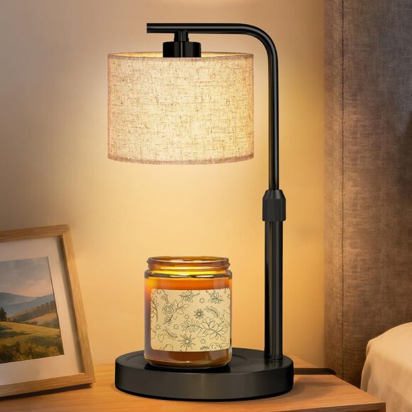 Candle Warmer Lamp with Timer Dimmer, Height Adjustable Electric Candle Lamp War - Picture 1 of 7